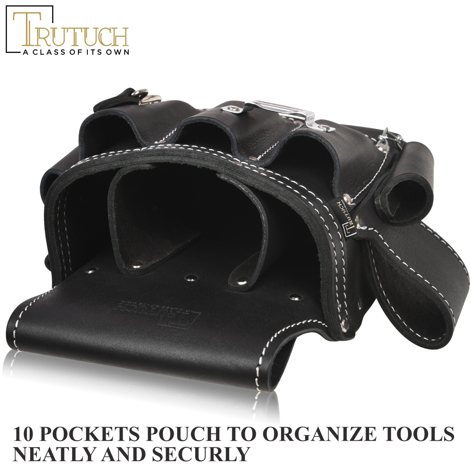 Trutuch Leather Electrician Tool Pouch | Electric Bag | Electric Pouch