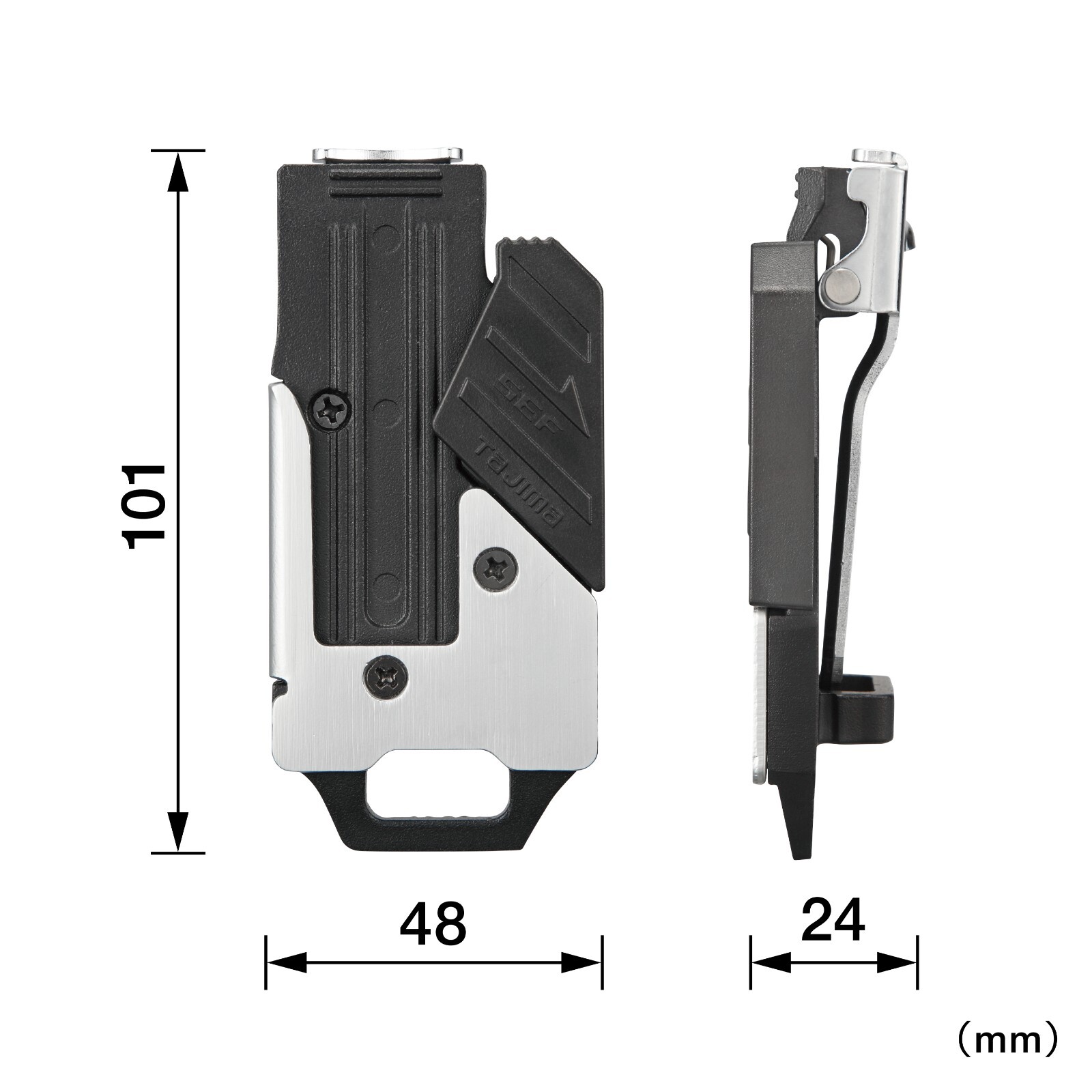 TAJIMA Waist Tool Holder Sef Clip Type Right Hand Metal SFC-MHLD CHINA