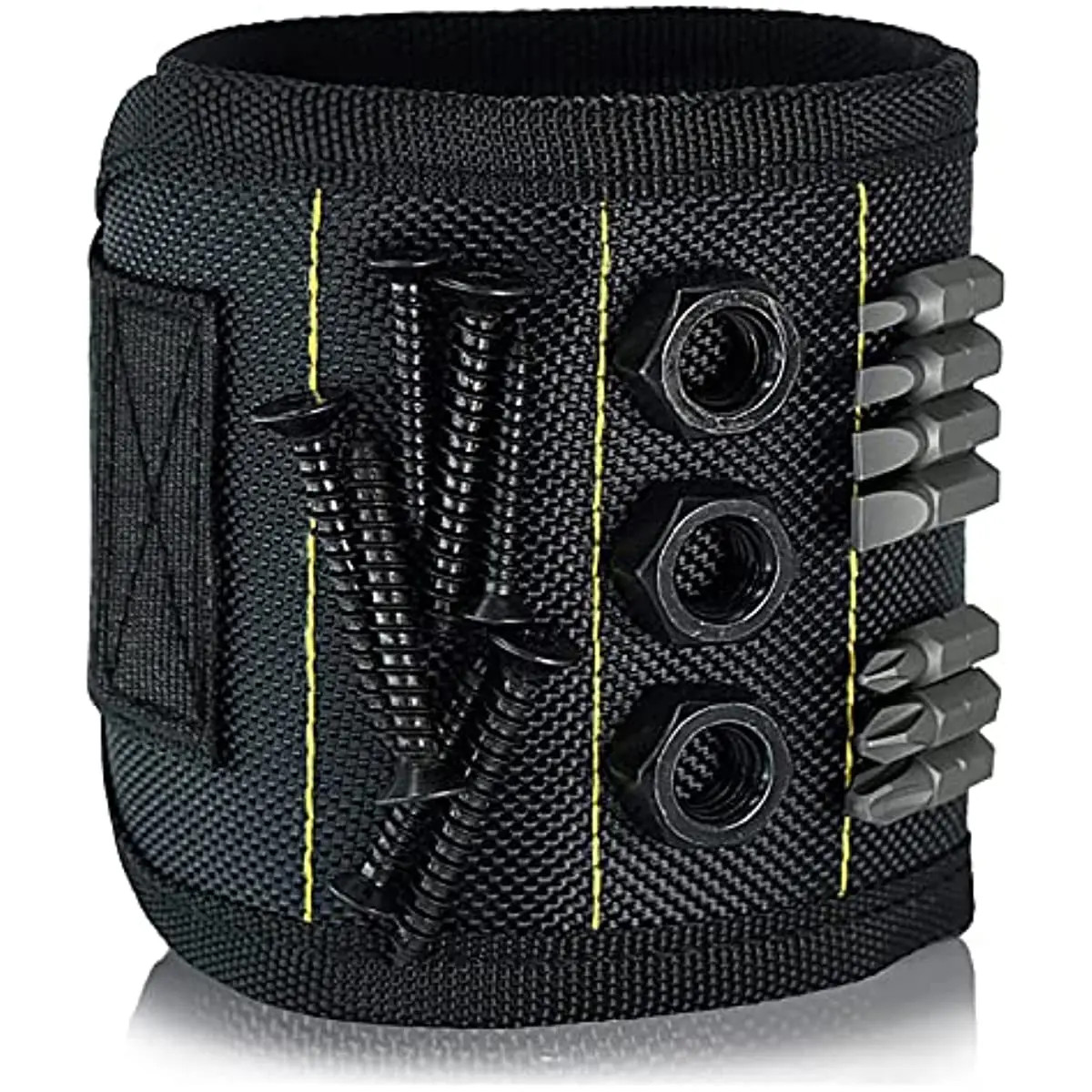 Magnetic Wristband for Screws & Bits | Heavy-Duty 15-Magnet Holder for Men Women