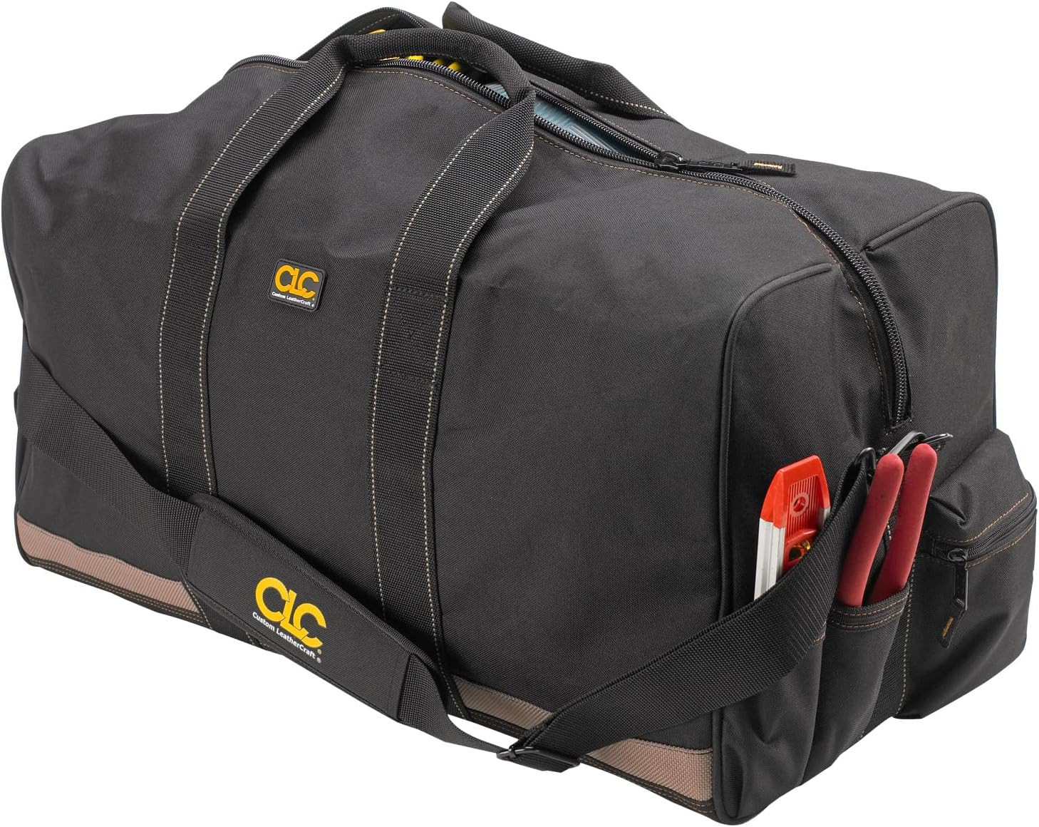 CLC 1111 24 In. All Purpose Construction Gear Bag with 7 outside Pockets