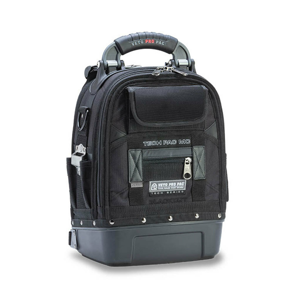 Veto Pro Pac Tech Pac MC Blackout Compact Full Featured Tool Bag