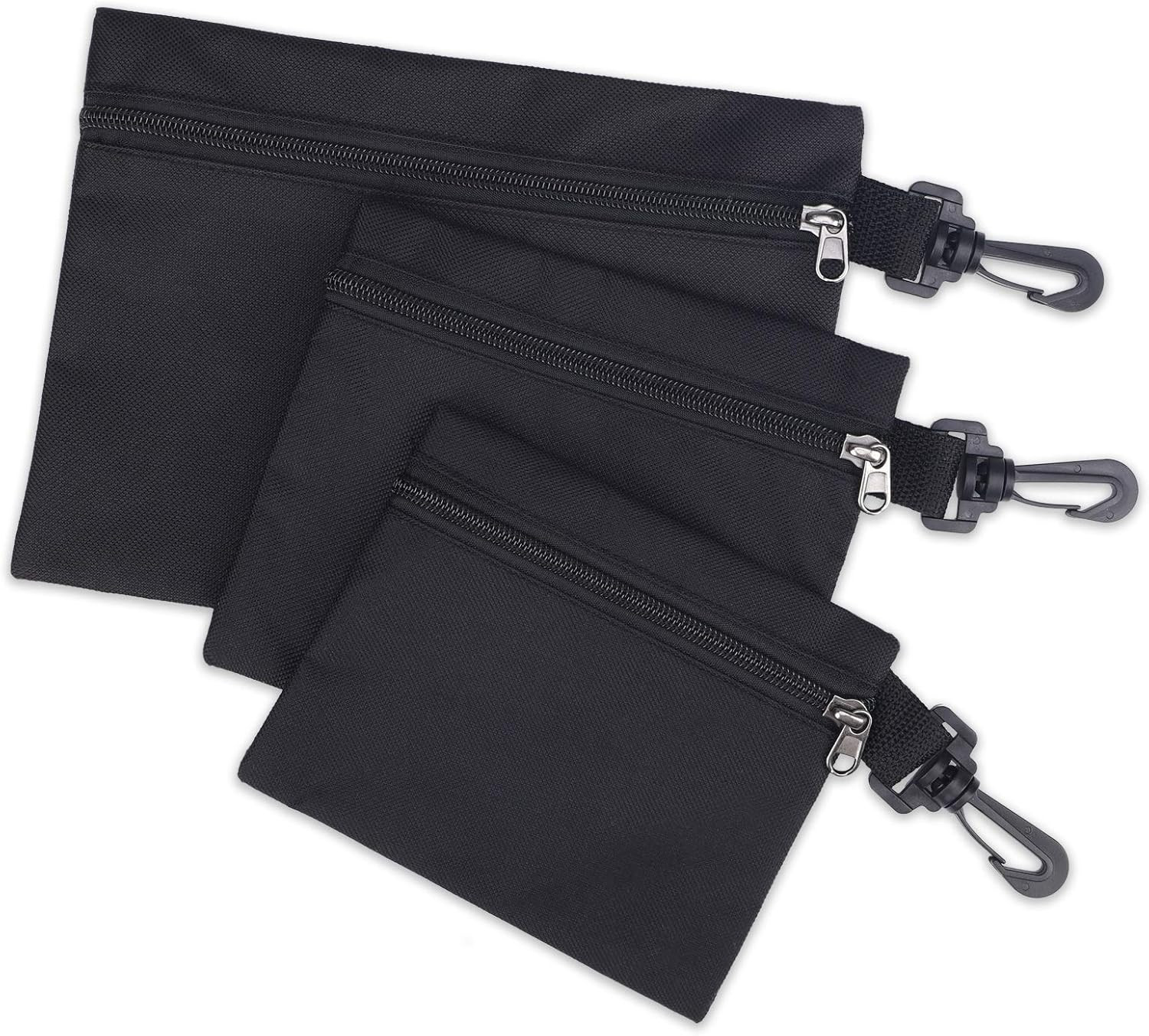 Canvas Tool Bag Set of 3, Heavy Duty Tool Organizer, Small Tool Bags for Pliers,