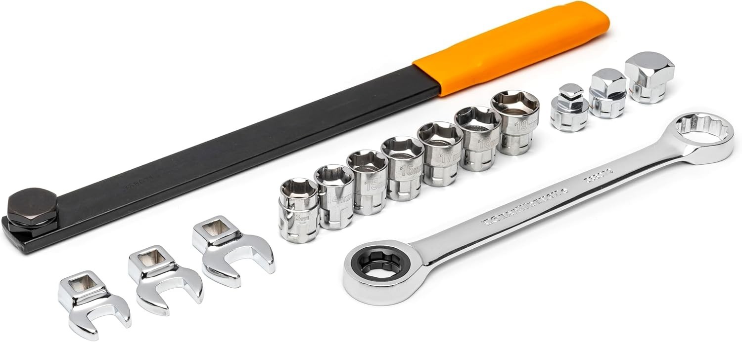 15-Piece Ratcheting Serpentine Belt Tool Set for Ultimate Mechanics’ Efficiency