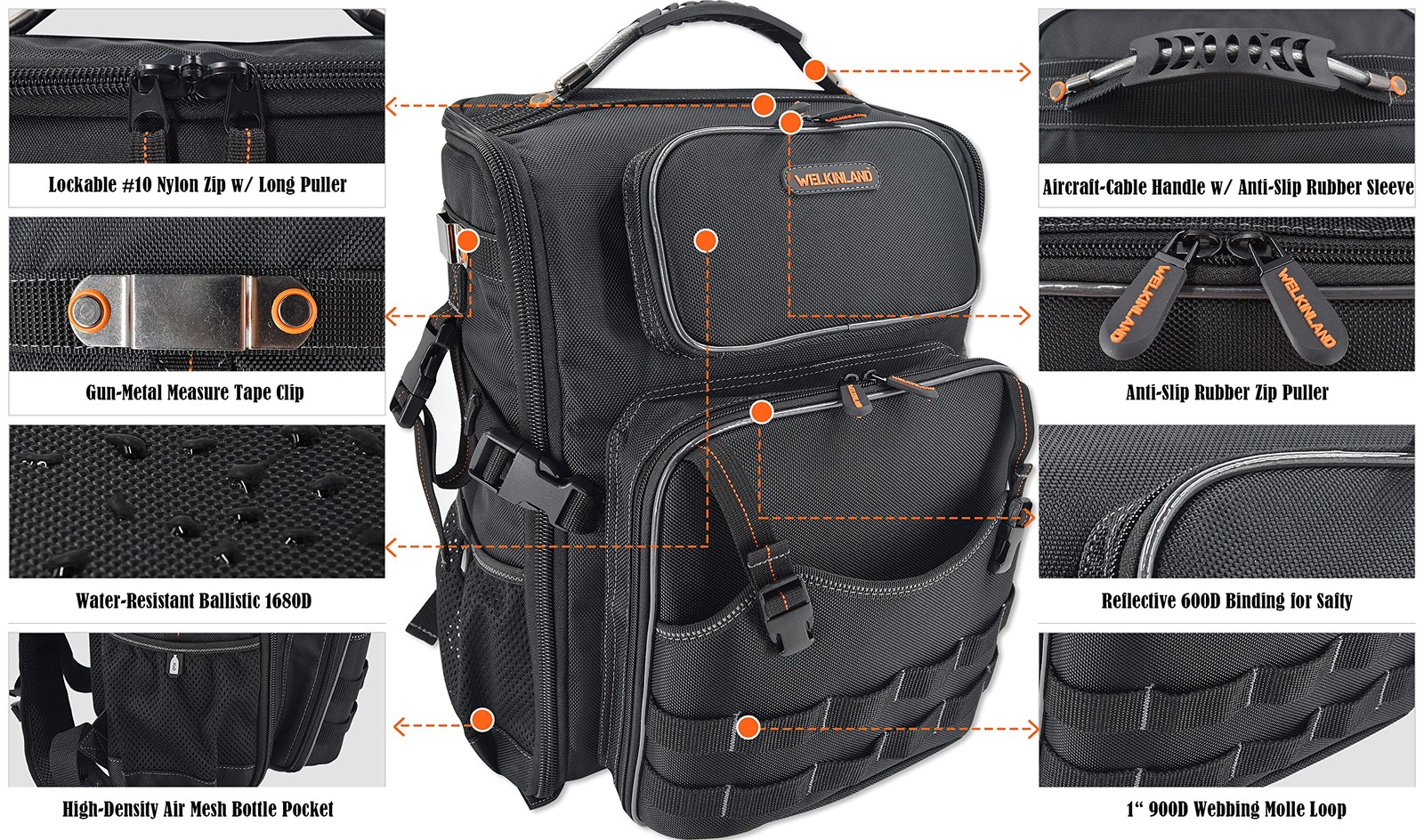 Fullopen Tool Backpack Tool Backpack For Mentools Backpacks For Electricianstool