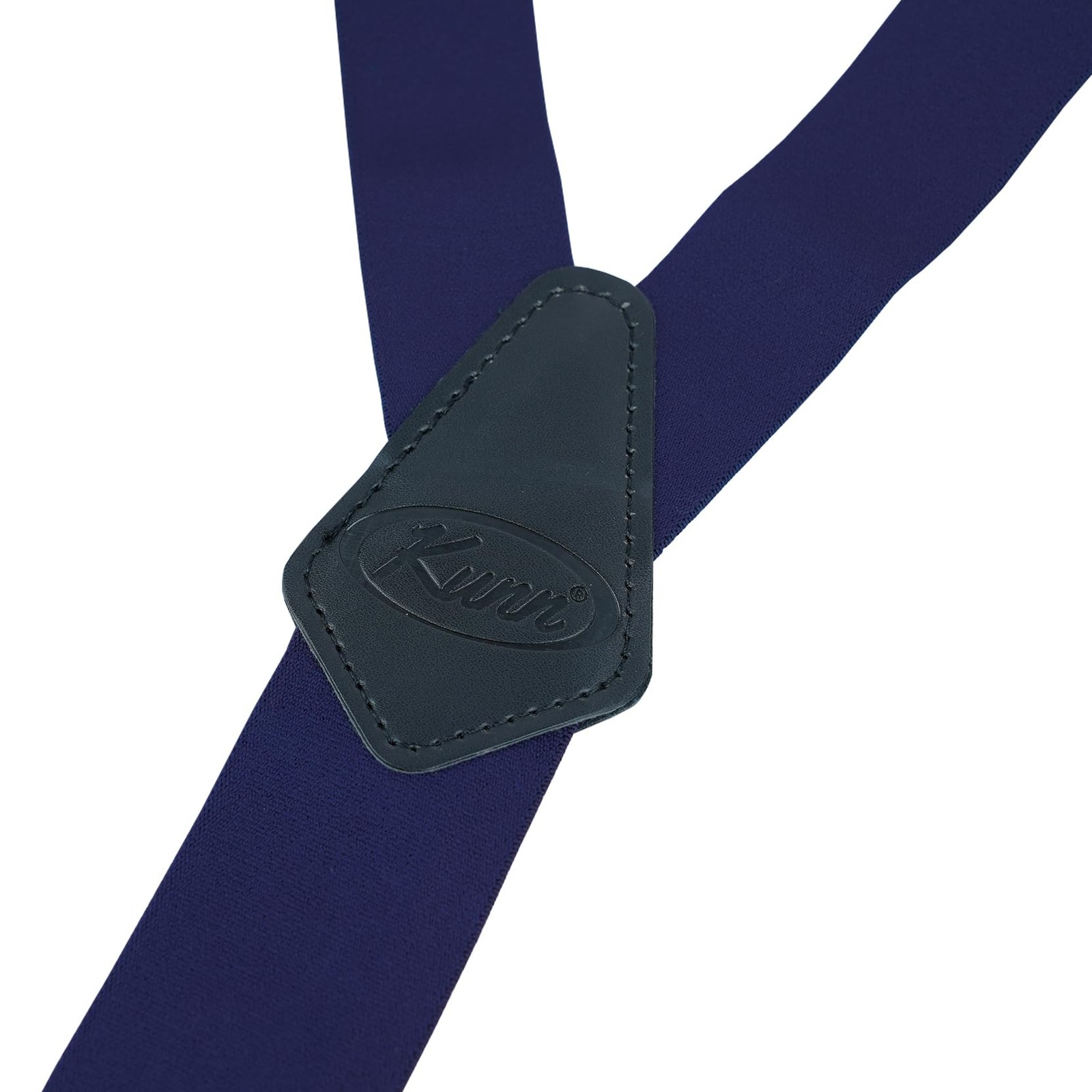 KUNN Men’s 1.5 inch Adjustable Y Back Extra Long Length, Blue