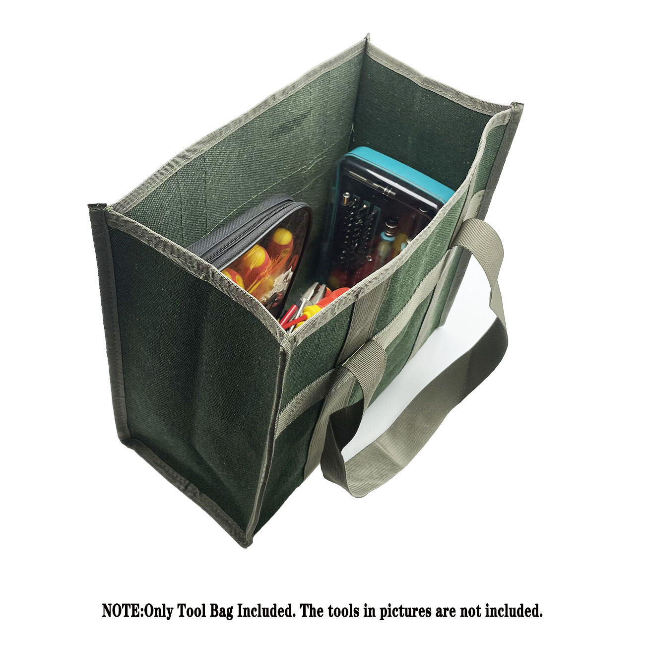 14inch Multi-Purpose Open Tote Tool Bag large space Portable Storage 13.78×6.3×1