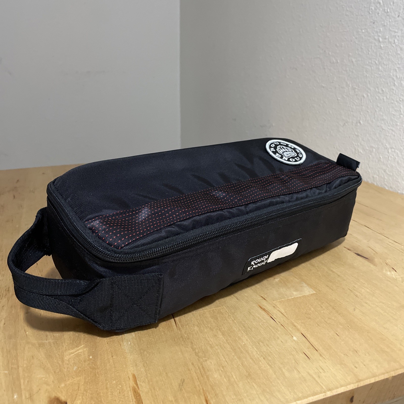 Rough Enough 12″ Small Tool Bag Pouch Box Travel Toiletry Handle Cordura Black