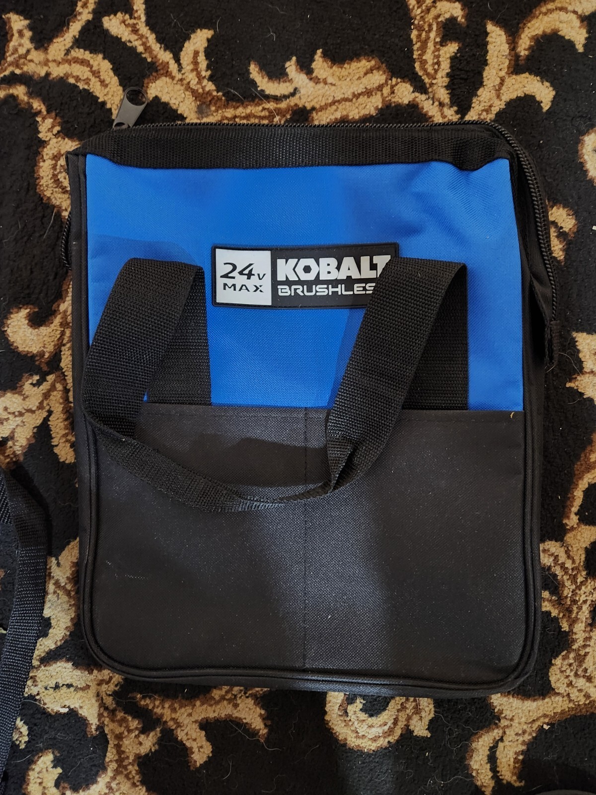 Kobalt Brushless 24V Max Heavy Duty Zipper Tool Bag – Multi-Pocket – Bag Only