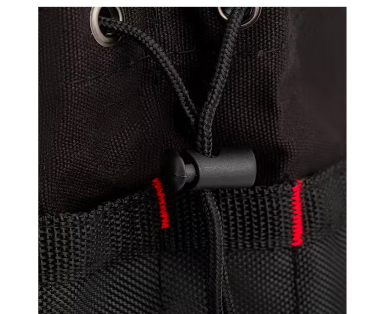 10 In Parachute Grab Bag Heavy Duty Small Parts19 Compartment Storage Tool Black