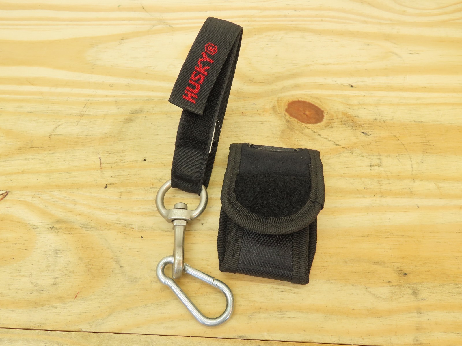 Husky Hang Alls Tool Storage Straps With Carabiner Hooks