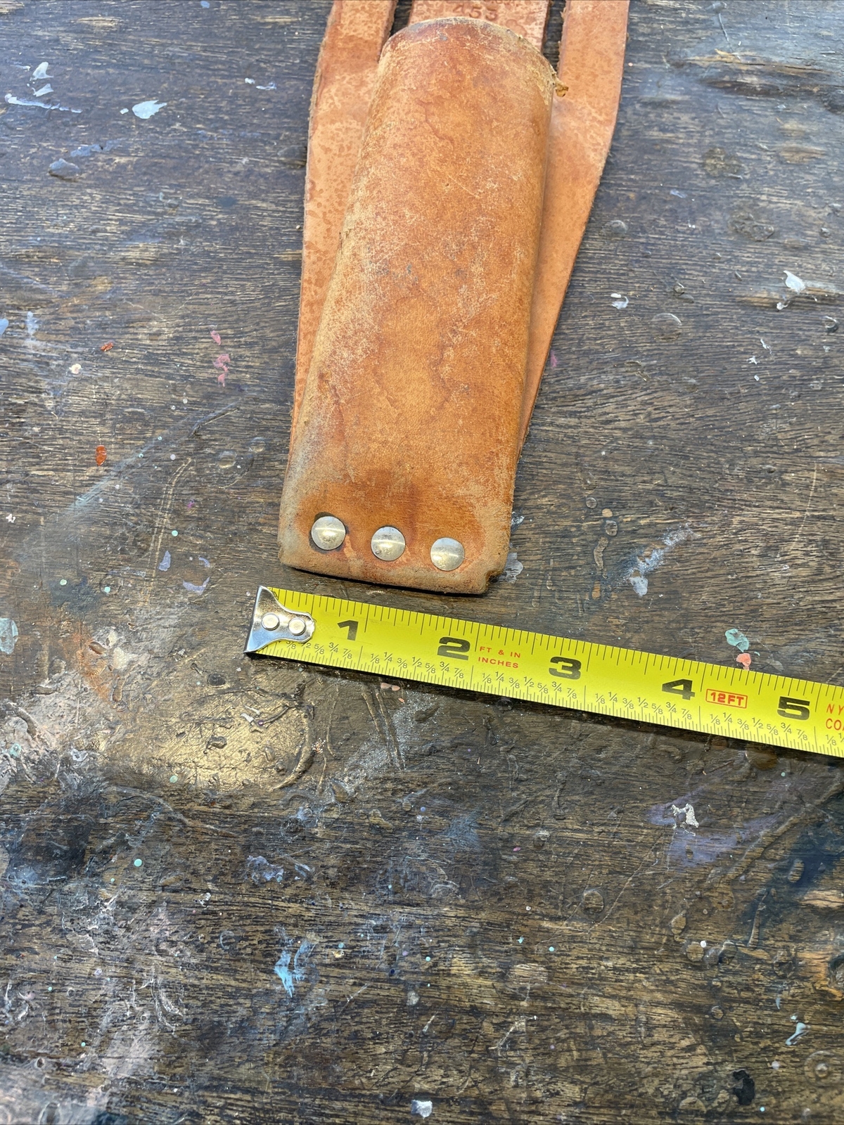 R & J Leathercraft Leather Utility Knife Holder 453** Made in the USA