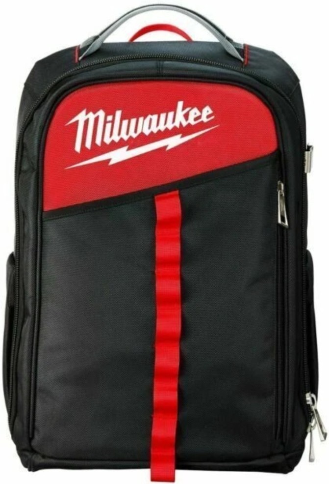 Milwaukee 48-22-8202 22-Pocket Low-Profile Backpack w/ Padded electronics sleeve