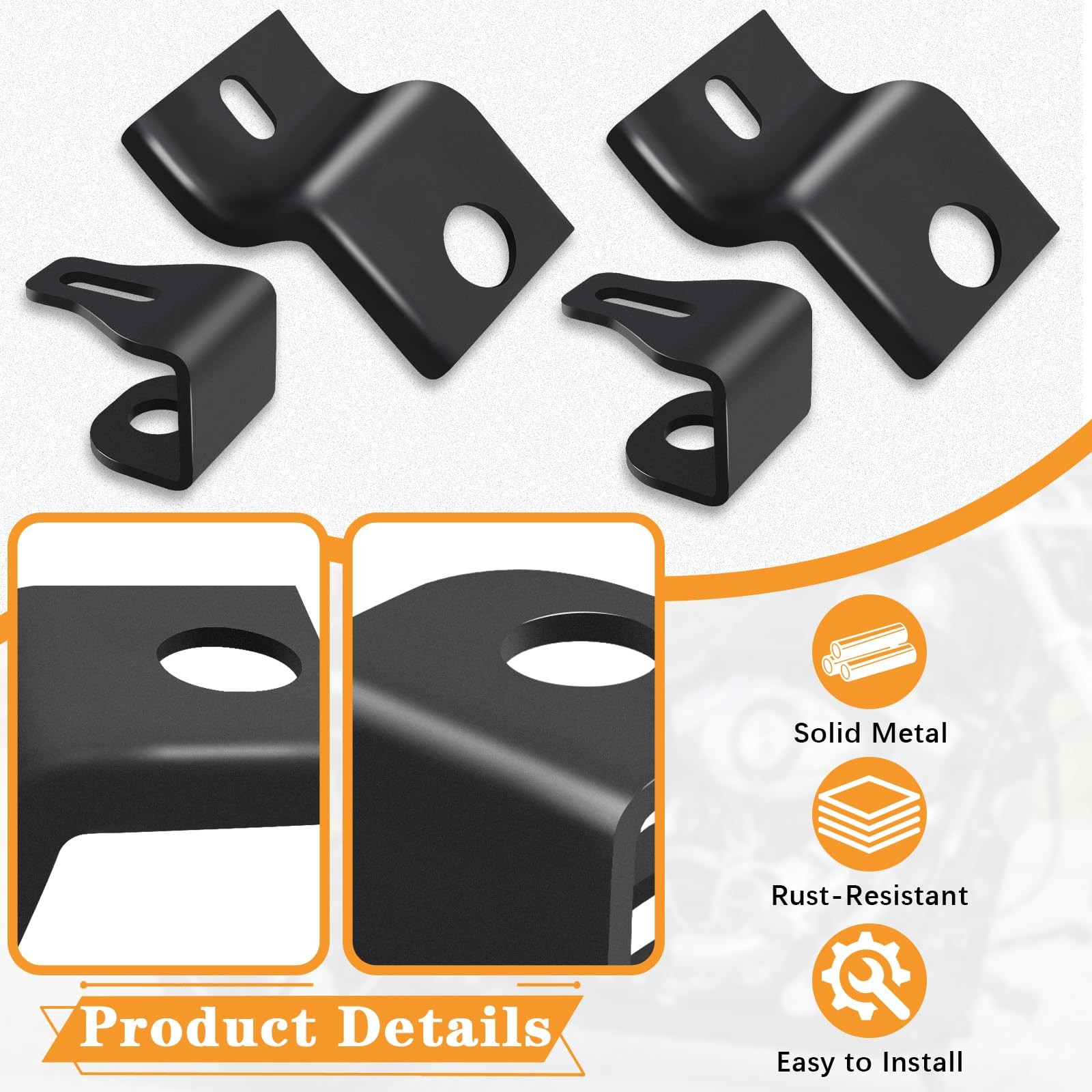 Saddlebag Lock Security Hardware Mounting Bracket Kit for Harley Road king/St…