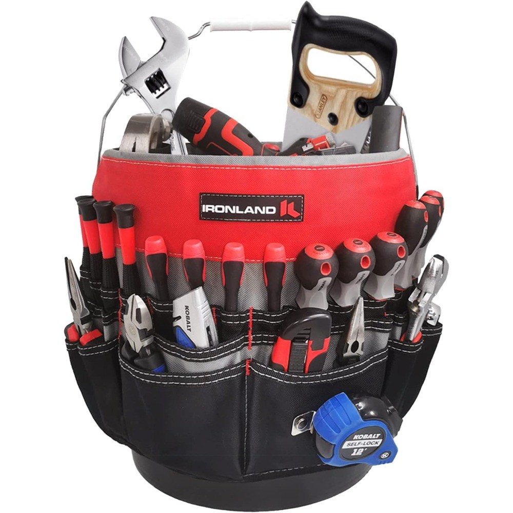 Bucket Tool Organizer Fit 3.5-5 Gallon Bucket, 51 Pockets, Bucket Tool Caddy
