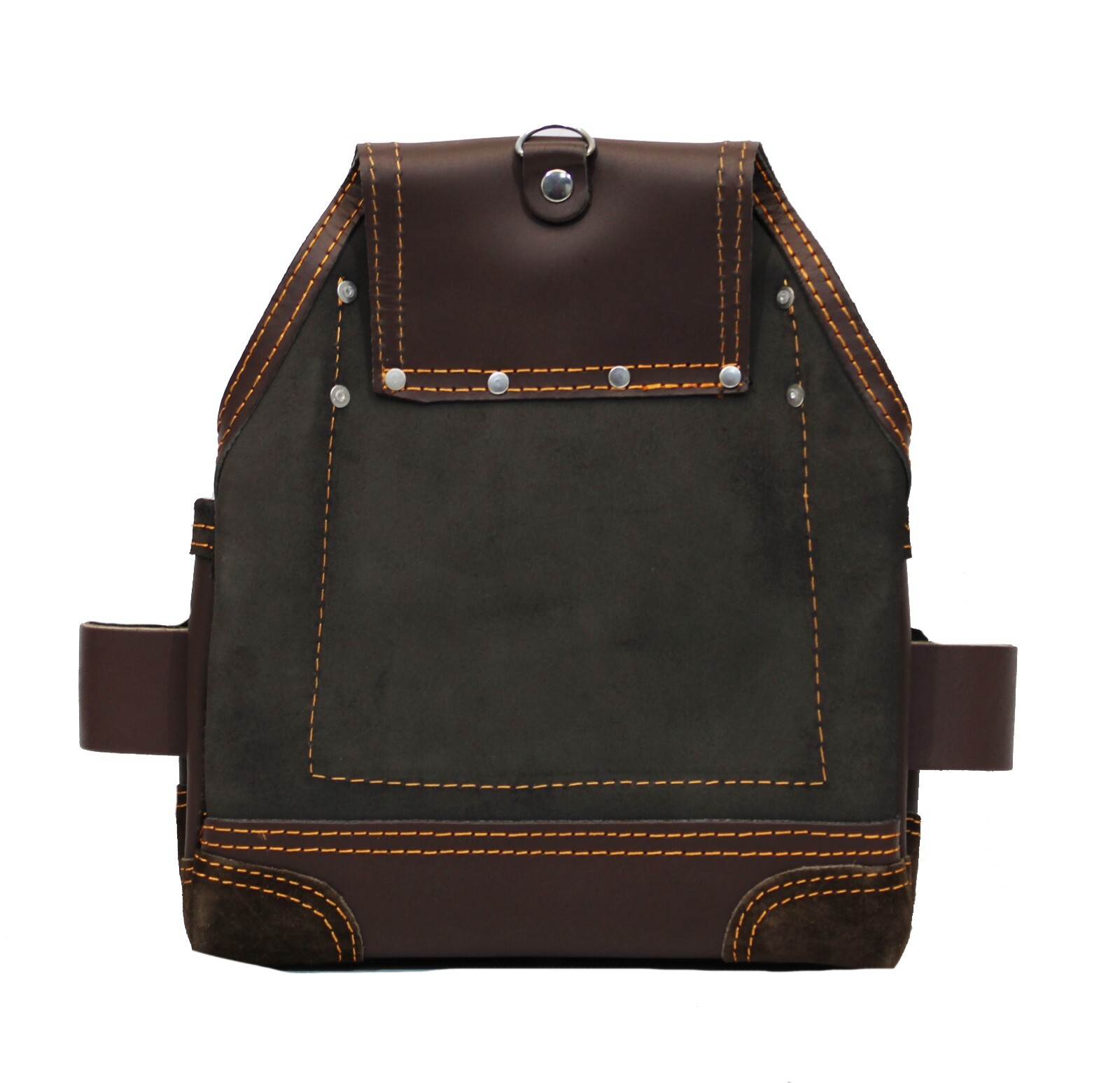5 Pocket HD Leather Tool Pouch for Carpenters, Electricians, Framers, Handyman