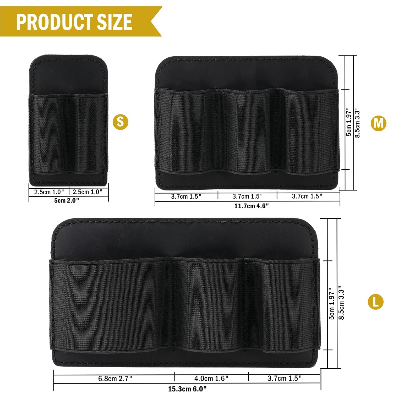 VIPERADE PL6 Tactical Modular EDC Organizer, Elastic Insert Pouch 1pc, M
