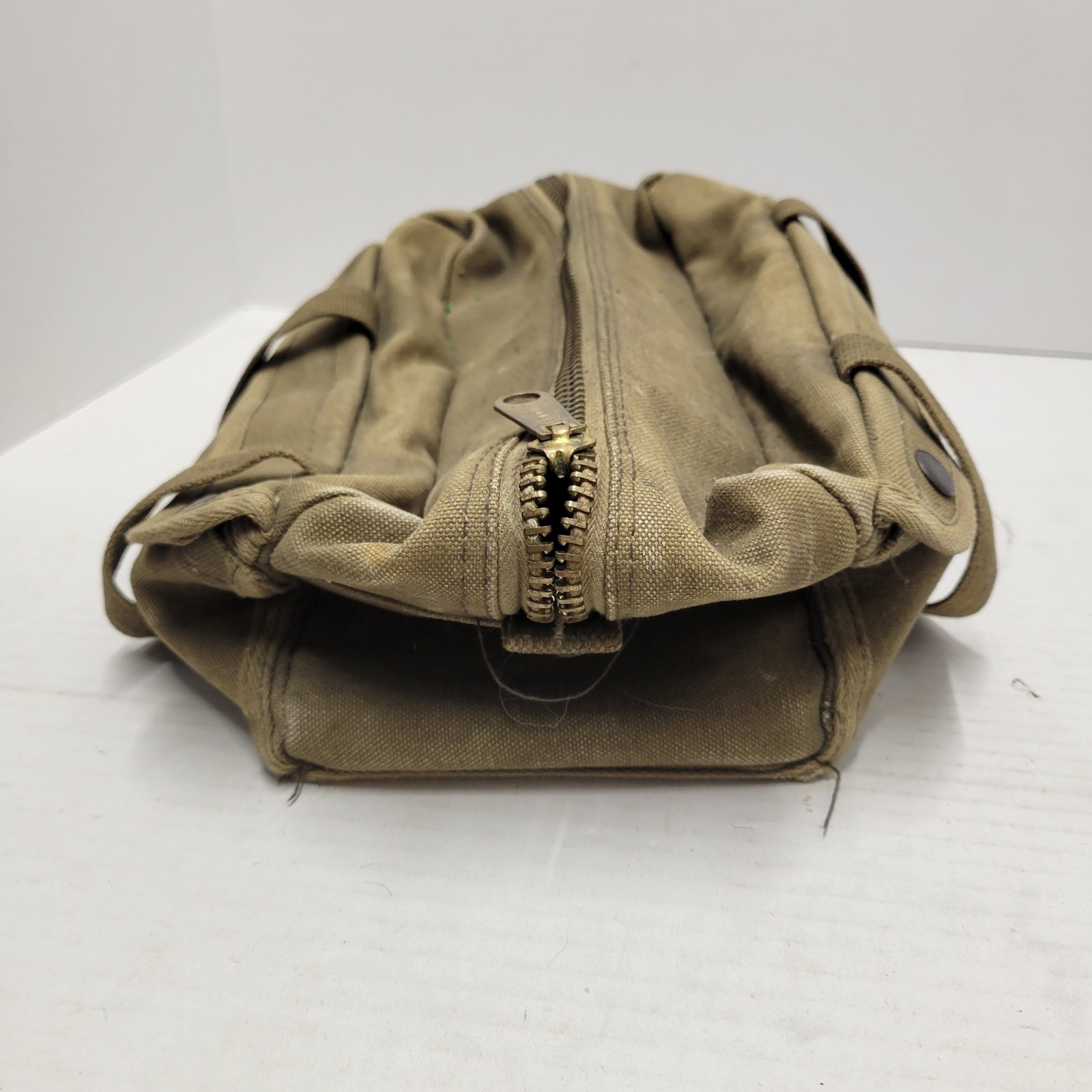 Condor Vintage Canvas Tool Bag Olive Drab Green Heavy Duty Utility Zipper Pouch