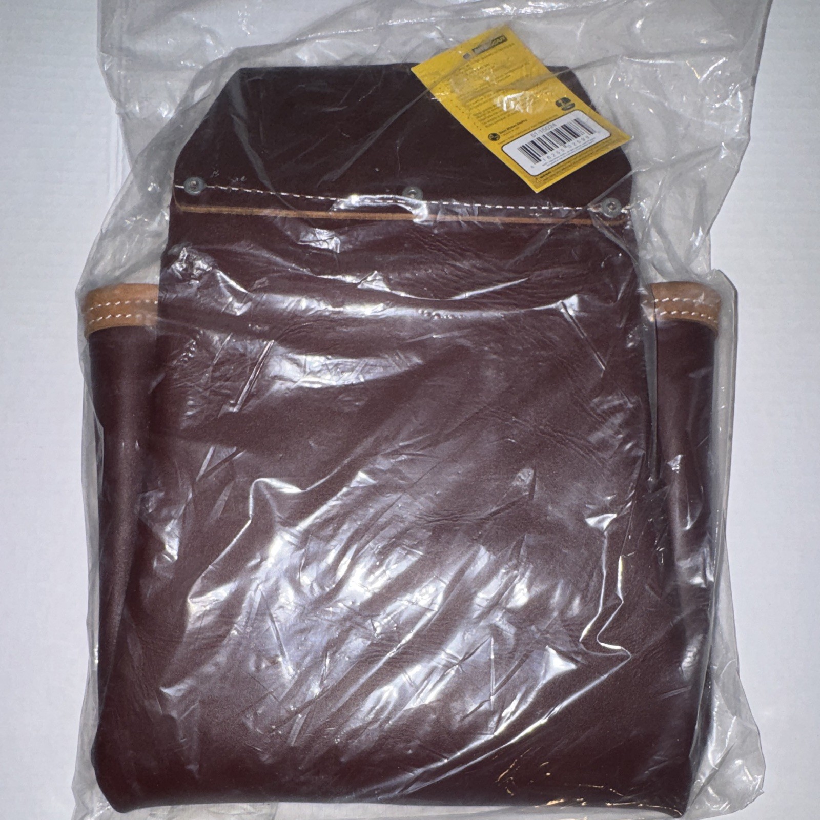 SITEGEAR 15024 Large Leather Tool Bag Utility Bag Brown 10.5 x 10.5 in