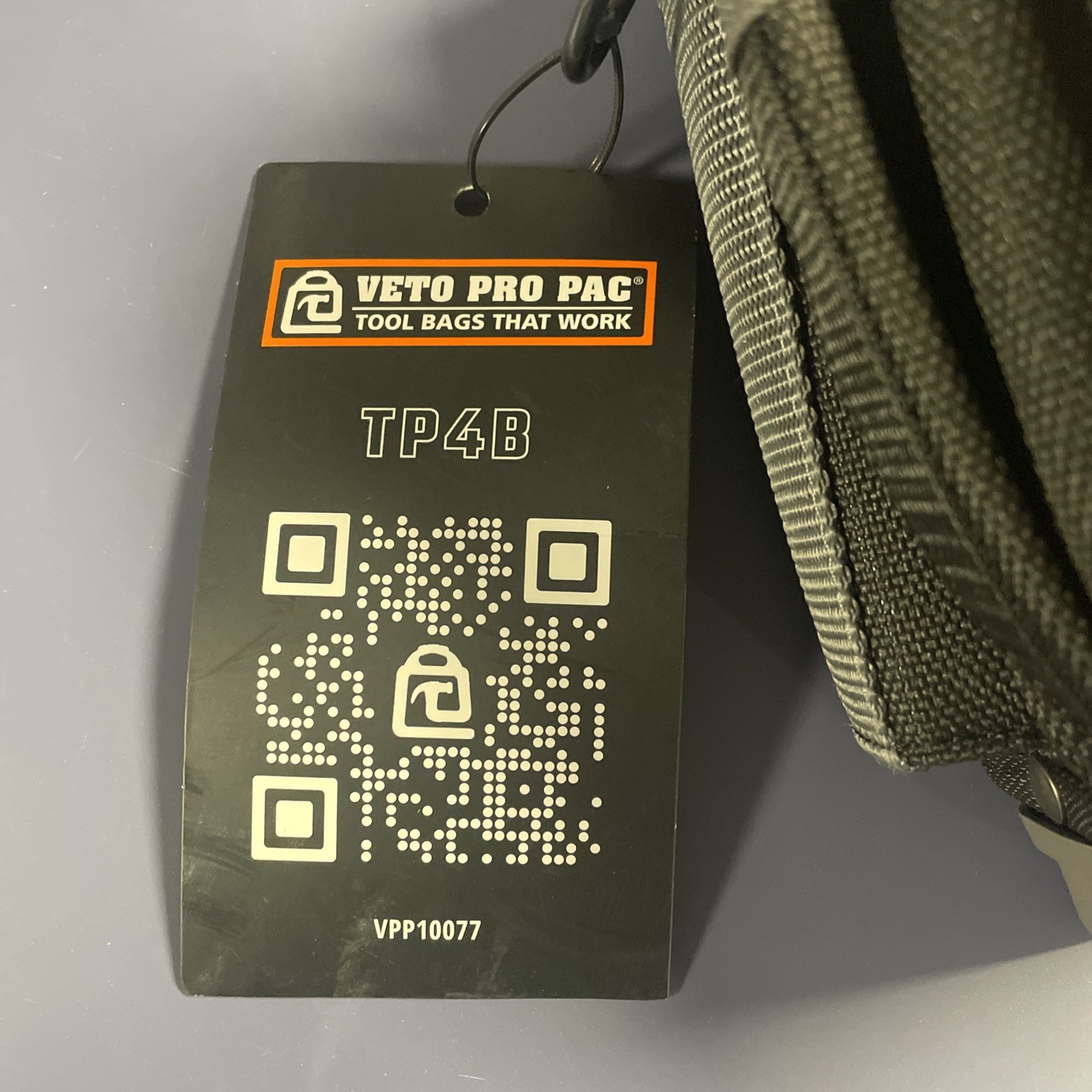 Veto Pro Pac TP4B Tool Bag. NWT. Never used.