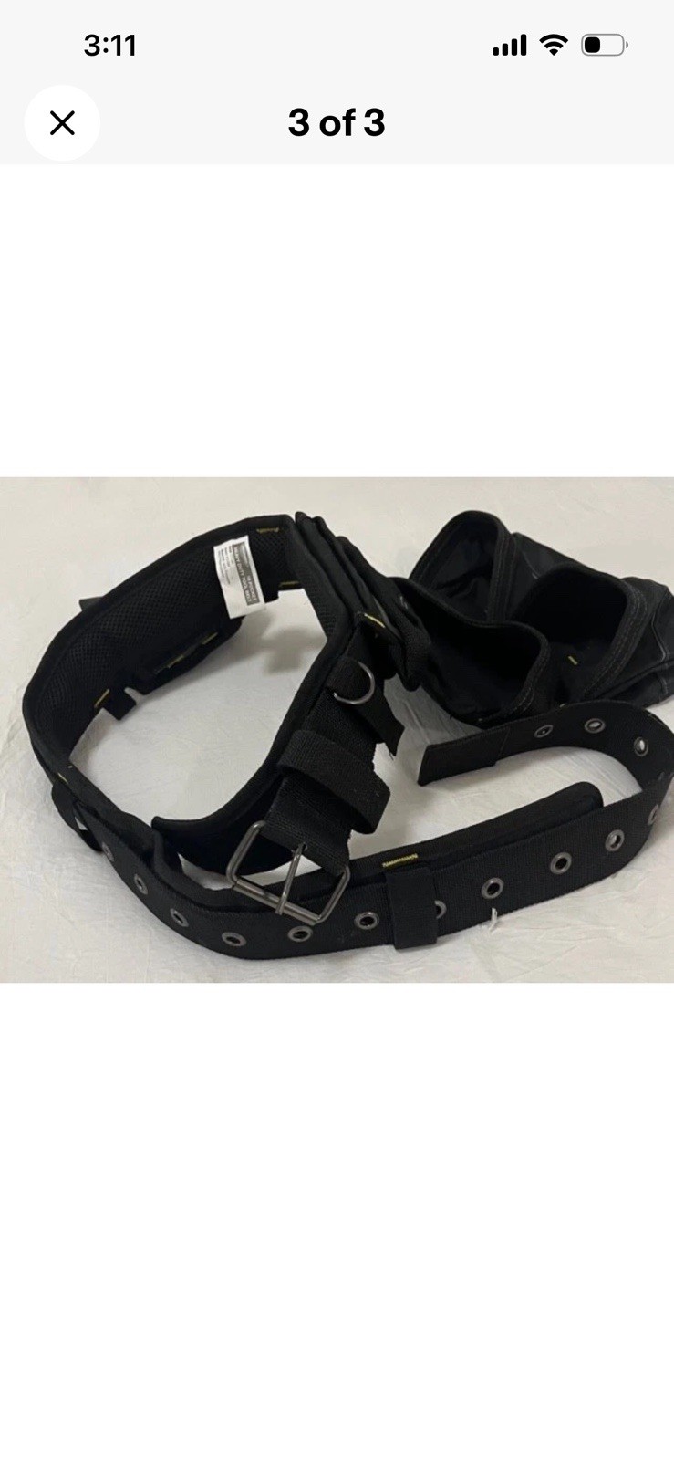 Voyager 18 Pocket Heavy Duty Tool Belt NWOT Excellent Condition