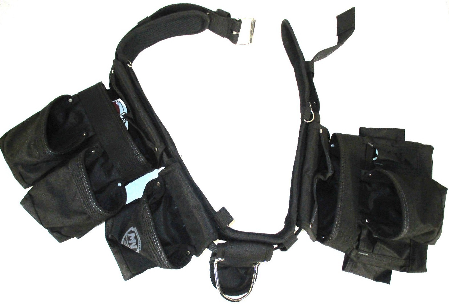 McGuire-Nicholas 5 Piece 13 Pocket Toolbelt Rig Tool Belt Fits Up 50″ Waist NEW!