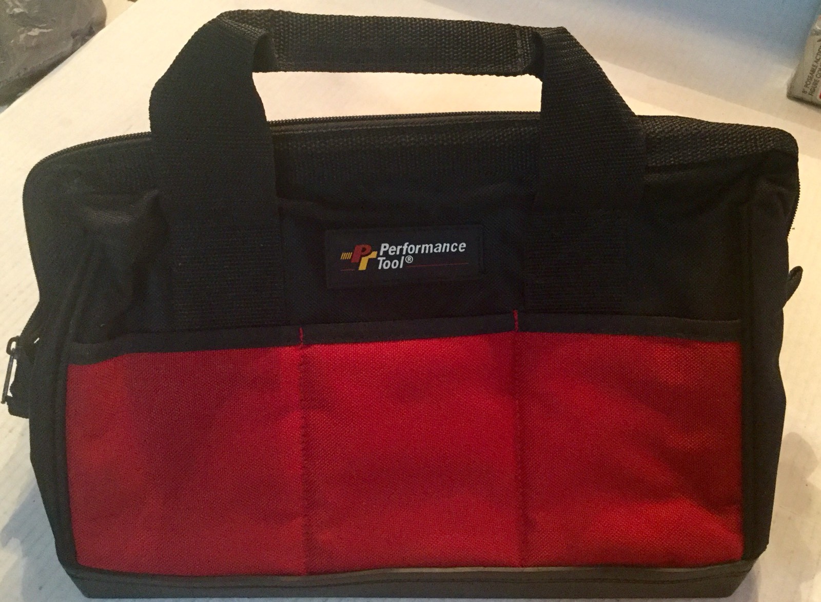 Performance Tool Heavy Canvas Bag With Rubber Base 13.5”