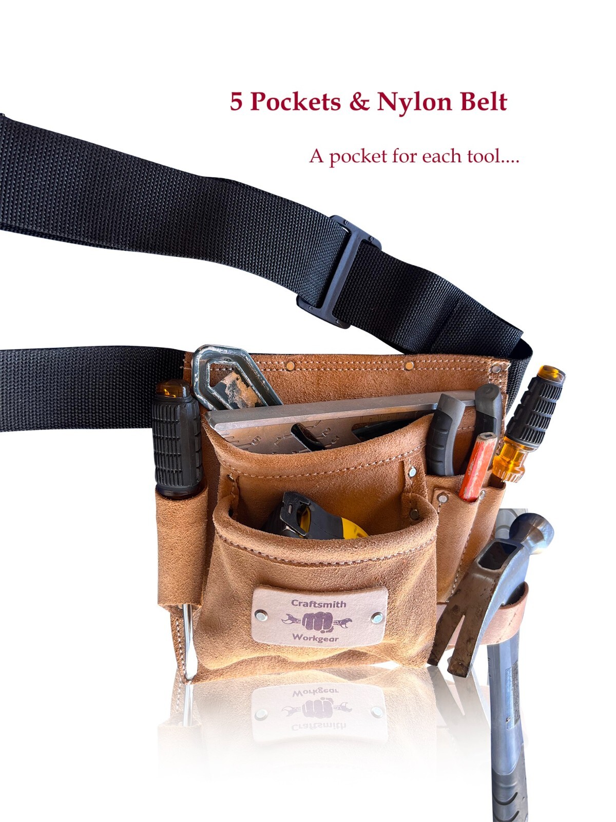 Carpenter’s Tool Belt Framer’s Tool Belt Drywaller’s Tool Belt Heavy Duty Suede
