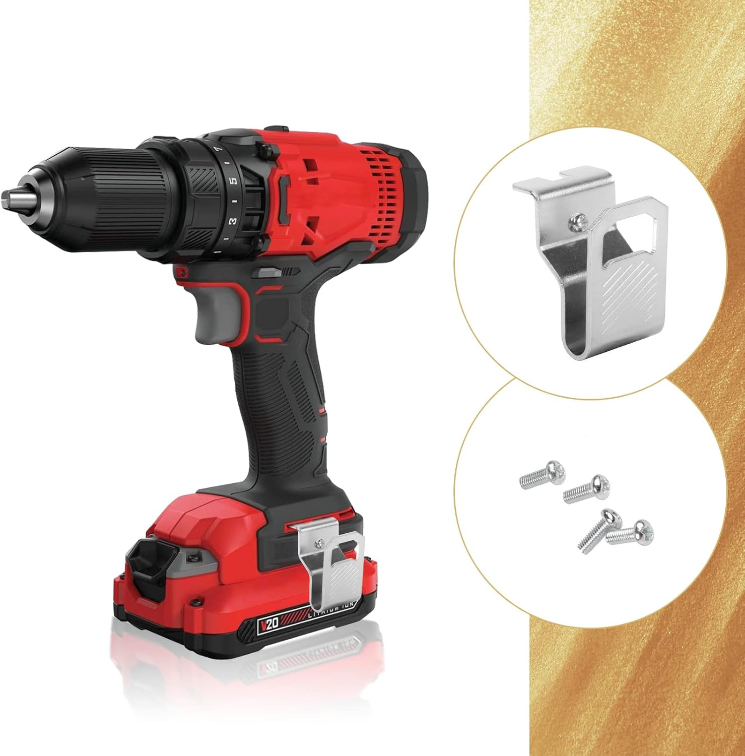 ​​Replacement Craftsman N597001 Locking Clip for Cordless Impact Power Tool Acce