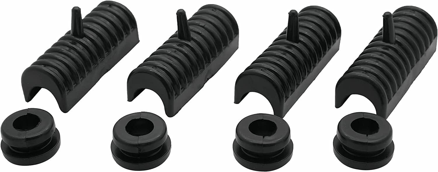 Hard Saddlebag Rubber Grommets Support Cushions Fits For Harley Touring Stree…