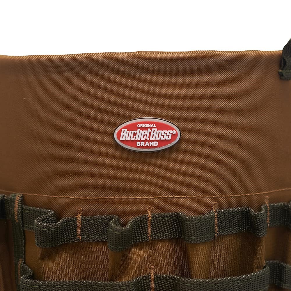 Bucket Tool Organizer & Lightweight Plastic Seat for 3.5-5 Gallon Buckets – Brow