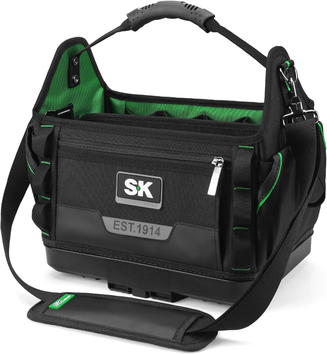 SK 15 Inch Open Top Tool Bag 28 Pockets Heavy Duty