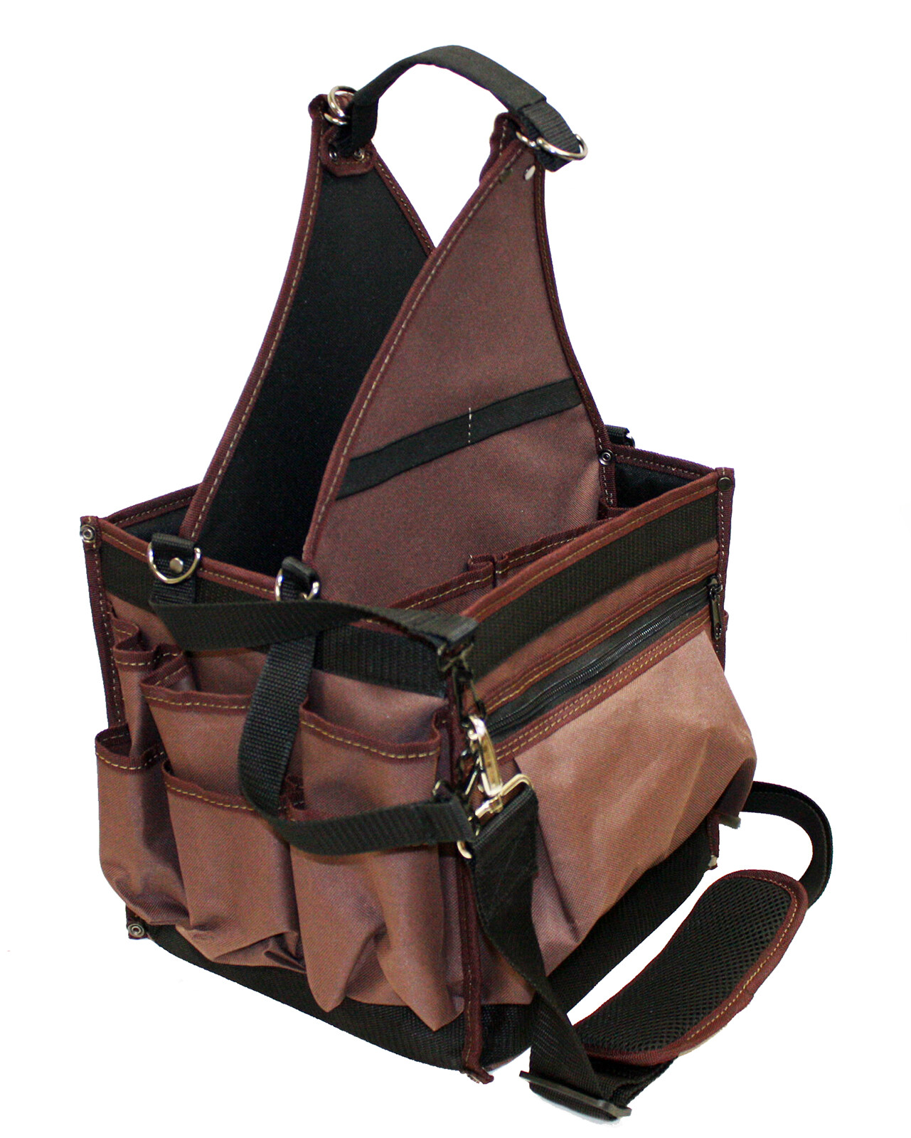 Electrician Carpenter Maintenance Tool Pouch Carrier 27 Pockets & Compartments