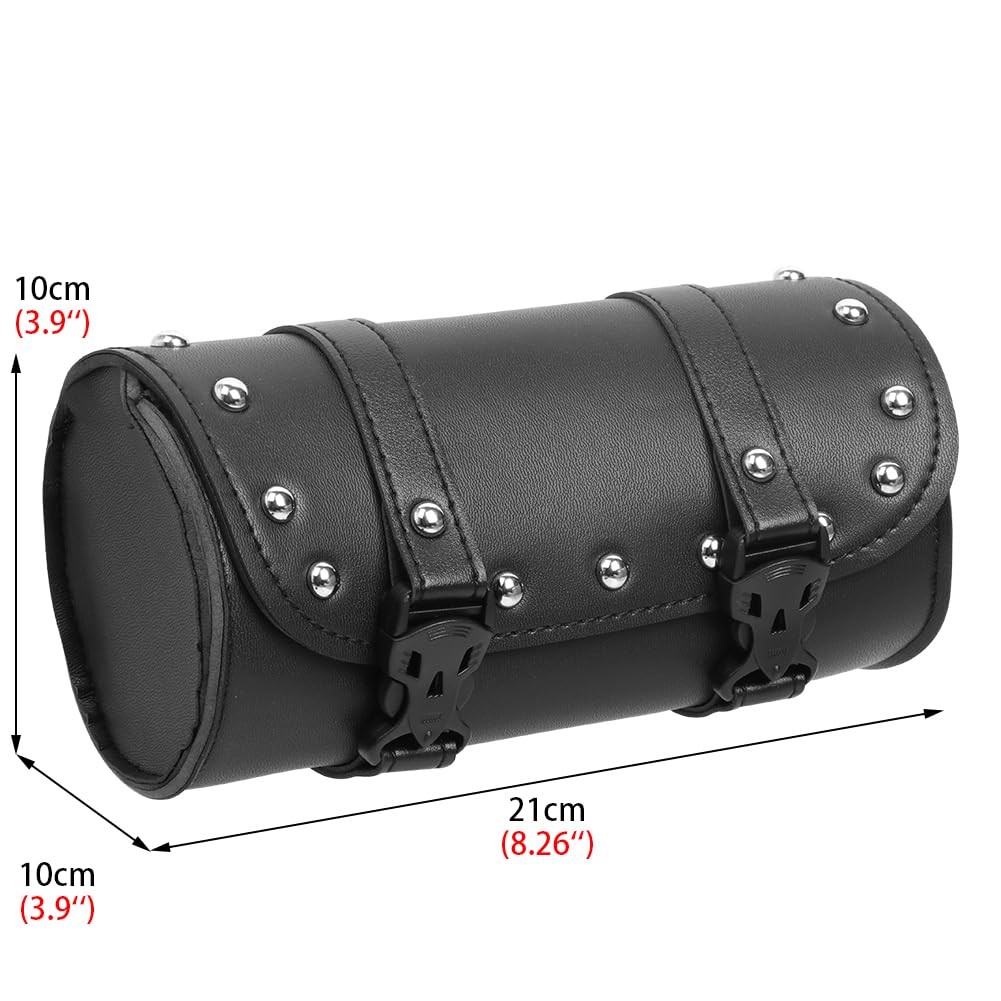 Handlebar Bag Motorcycle Front Fork Bag Tool Storage Pouch Universal Fit for …