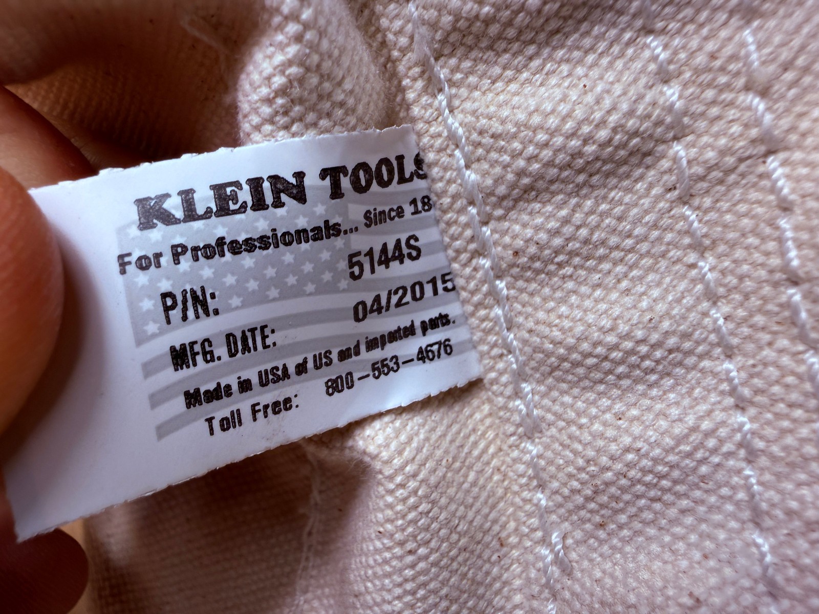 KLEIN TOOLS USA – 5144S Bucket Bag, Canvas, Straight Wall, 15 pockets
