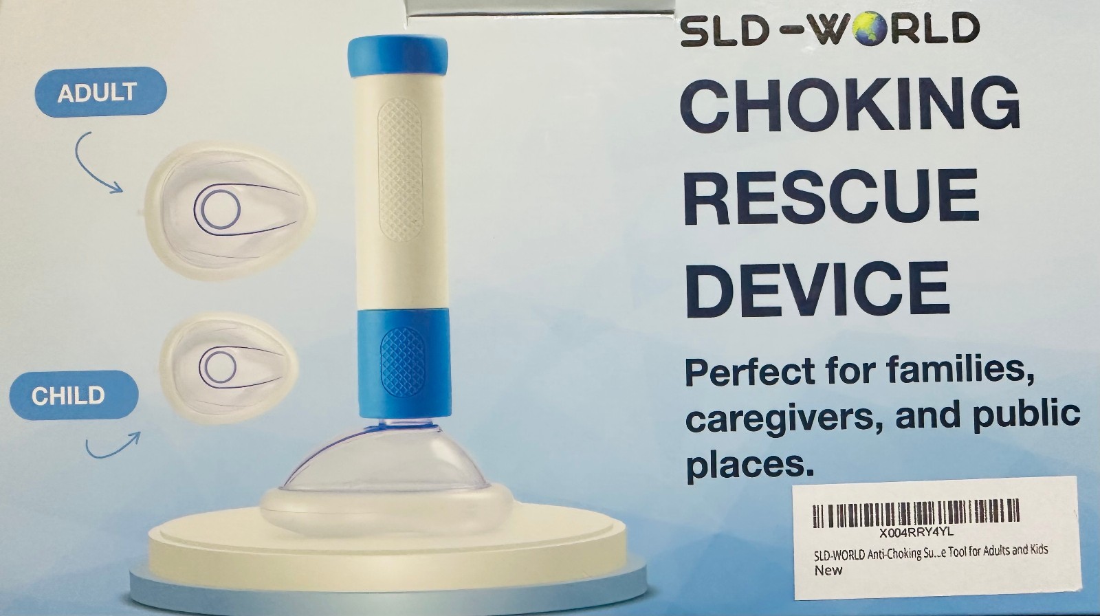 SLD-World Home Safety Suction Tool Kit – Multi-Size Masks – Brand New