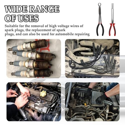 2PCS Sleeve & Round Spark Plug Tools Kit,Multi-functional Spark Plug Boot