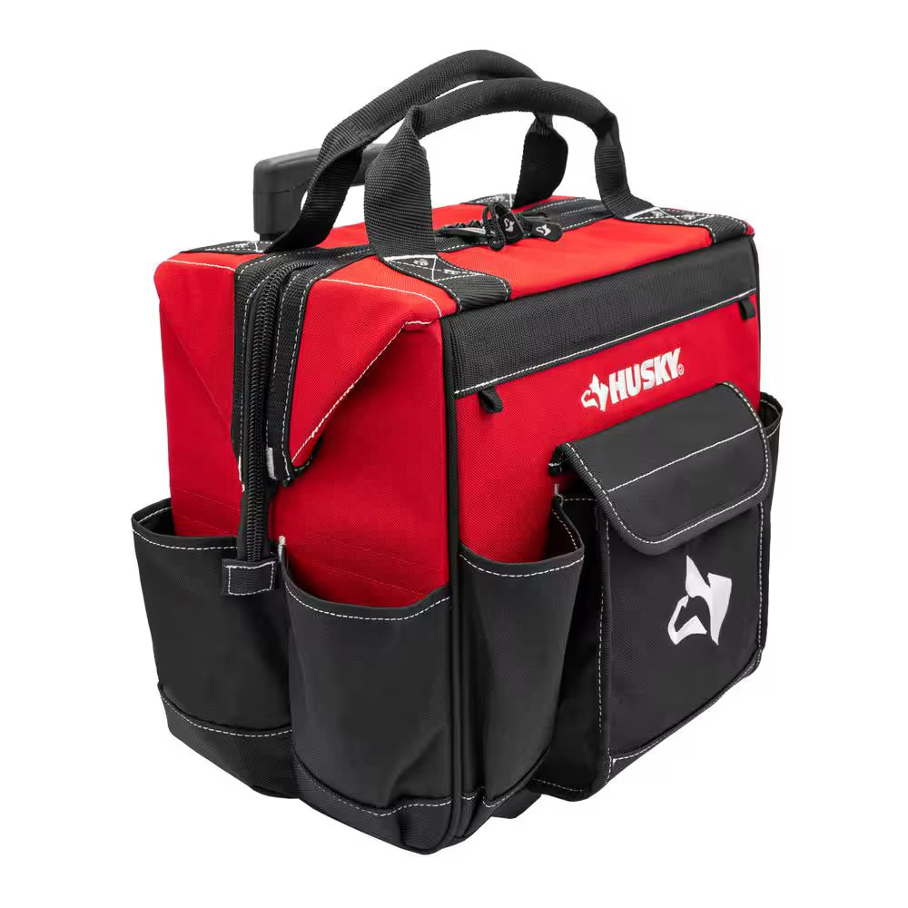 14 In. Rolling Tool Bag with Stackable 12 In. Tool Bag