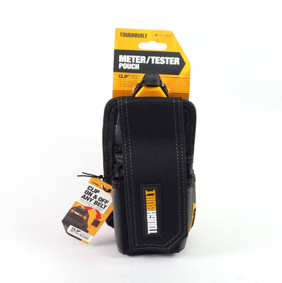 Toughbuilt TB-CT-34-B Meter Tester Pouch 5 Pockets Electrician Tool Bag Cliptech