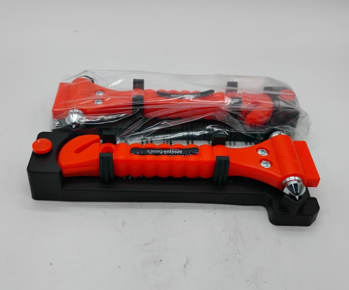 2-Pack Car Safety Tool: Emergency Window Hammer & Seatbelt Cutter by Amazon