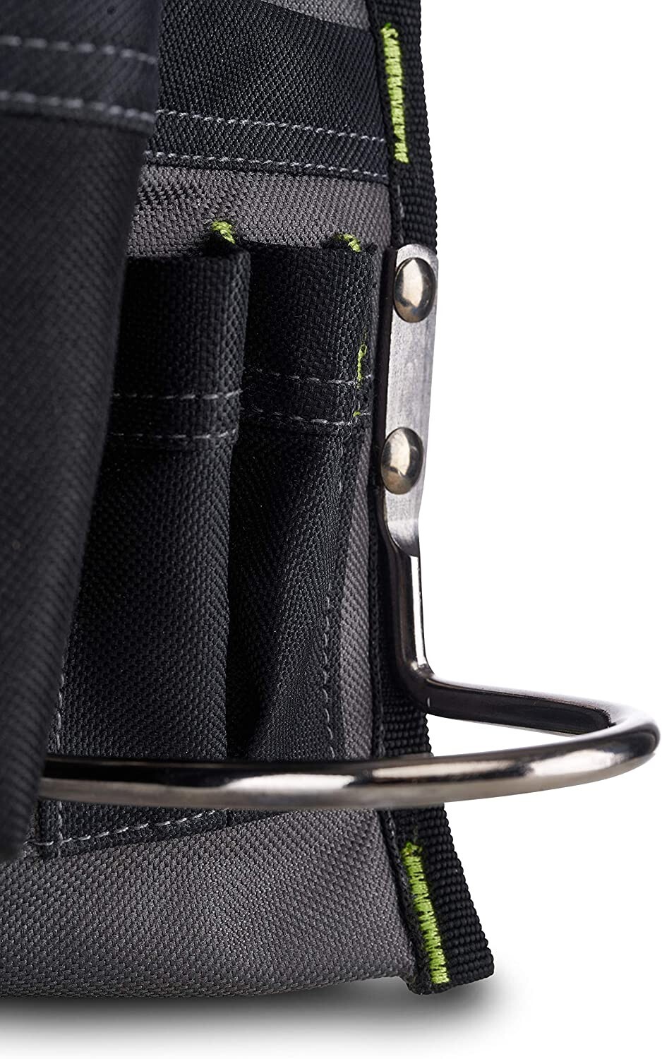 AWP Handyman Tool Apron 6 Pockets and Loops Tool Organization Black and Gray