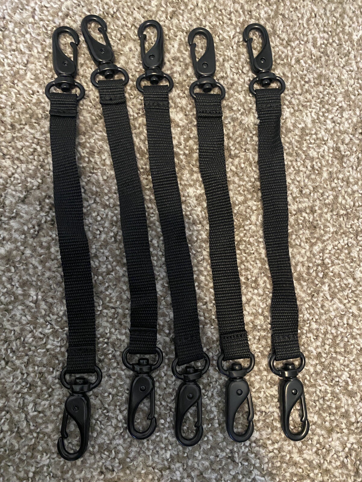 Electrical Tape Strap Holder Thong Swivel Clip, 5 Pack NEW