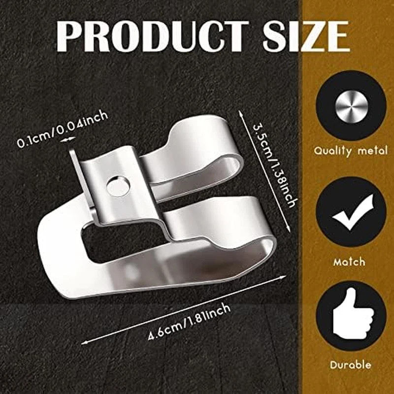 Belt Clip Hook Screw Replacement for Milwaukee Impact Driver Drill Holder 4 Pack