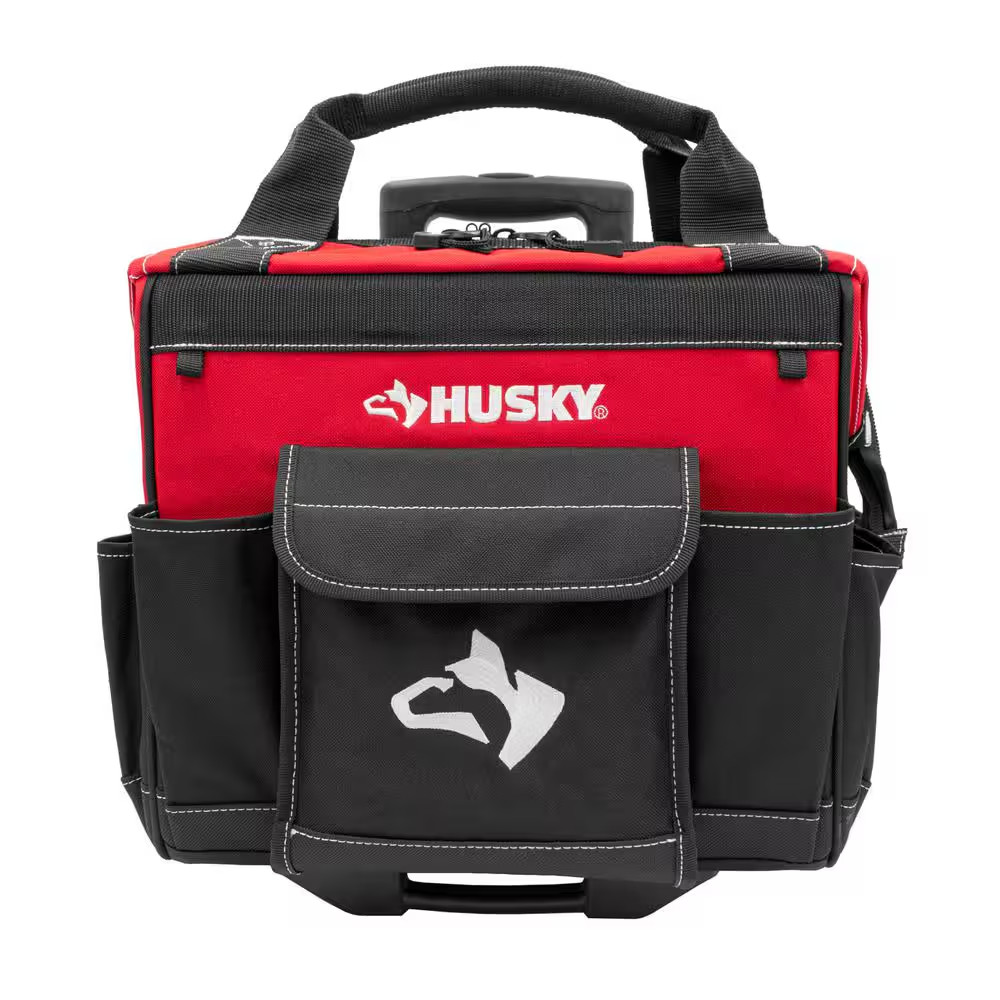 14 In. Rolling Tool Bag with Stackable 12 In. Tool Bag