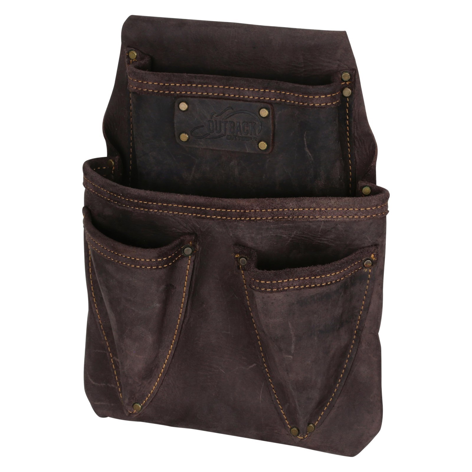 Full Grain Leather Tool Pouches – Double Stitching, Rivet Reinforced, Durable De
