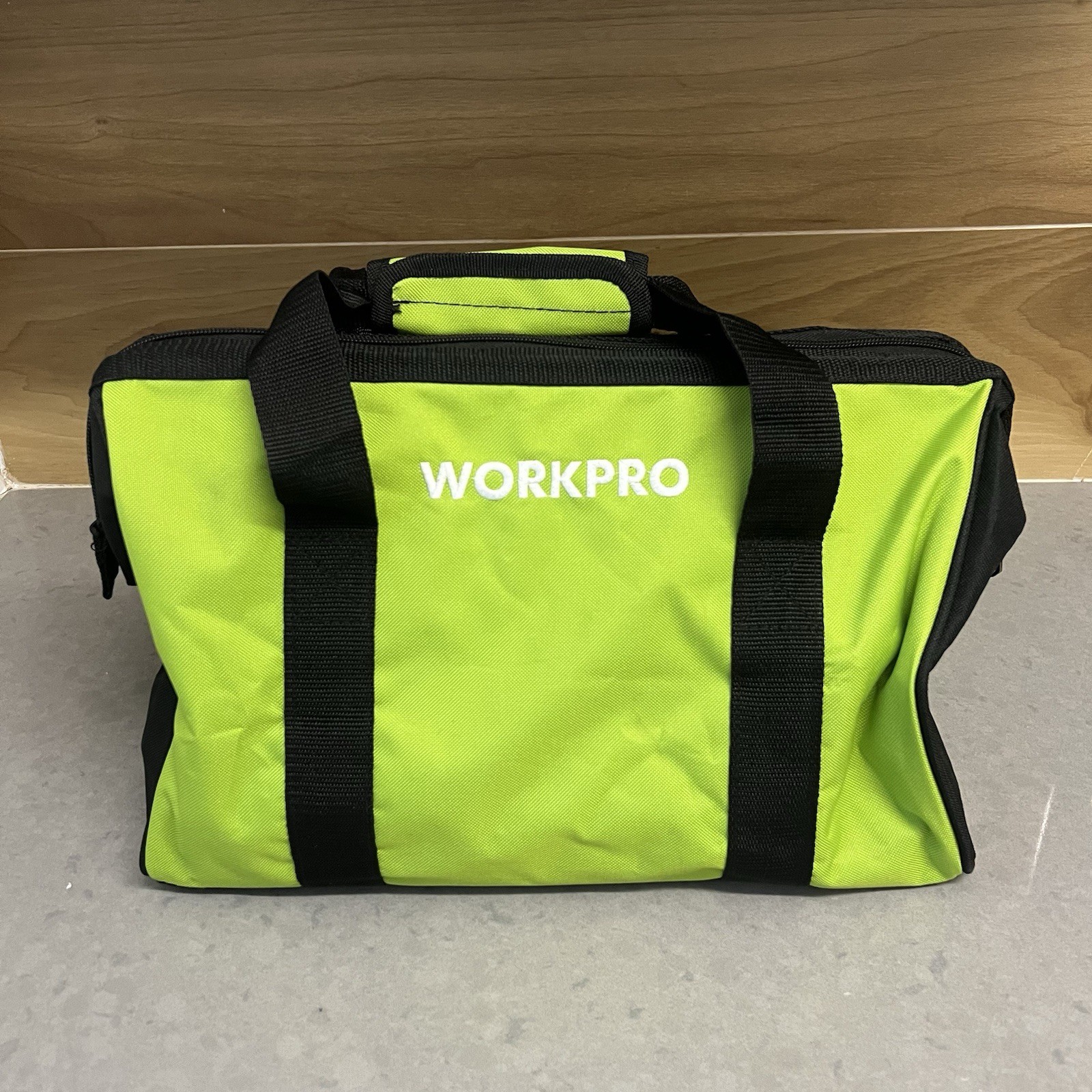 WORKPRO 16″ Zipper Wide Mouth Tool Storage Bag