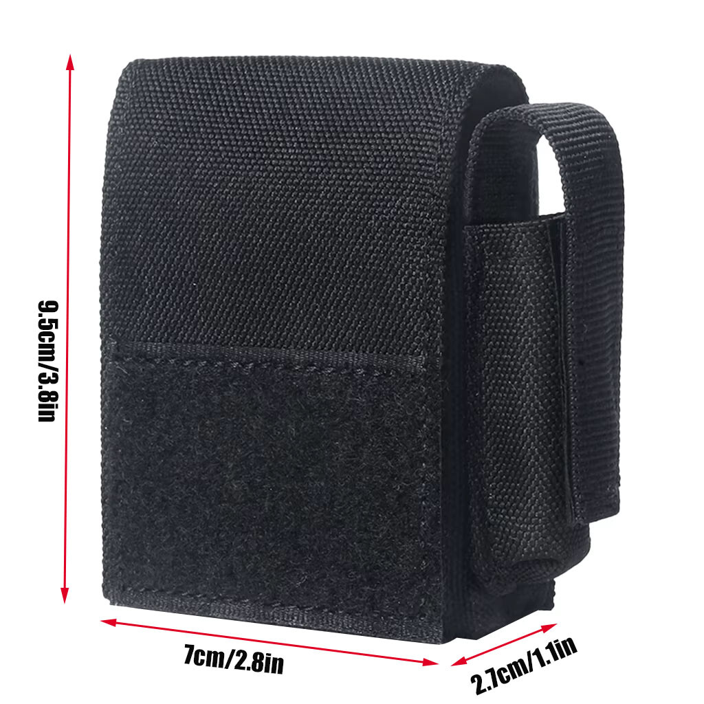 Tactical Cigarette Pouch Molle Small Bag Battery Case EDC Mini Cigar Waist Pack