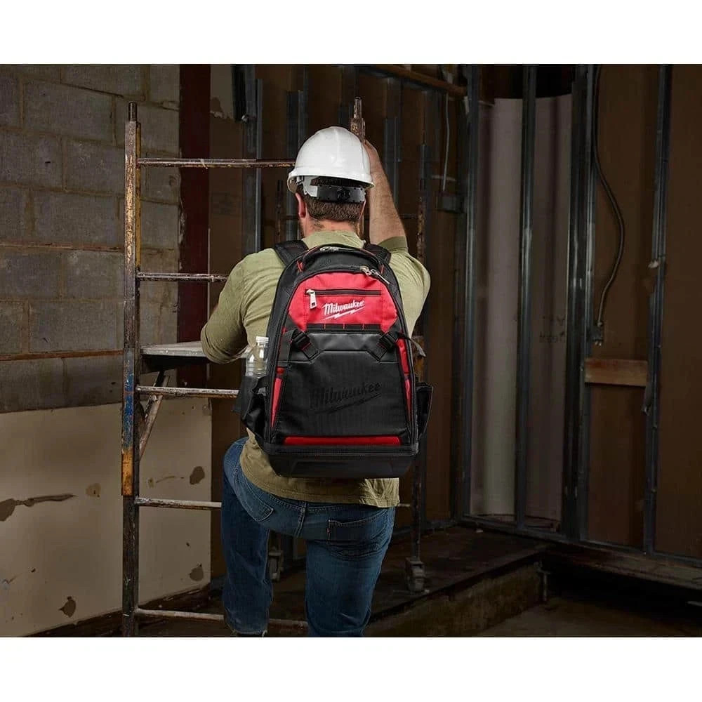 Milwaukee 48-22-8200 Jobsite Backpack 35 pockets for Tools Laptop sleeve holds