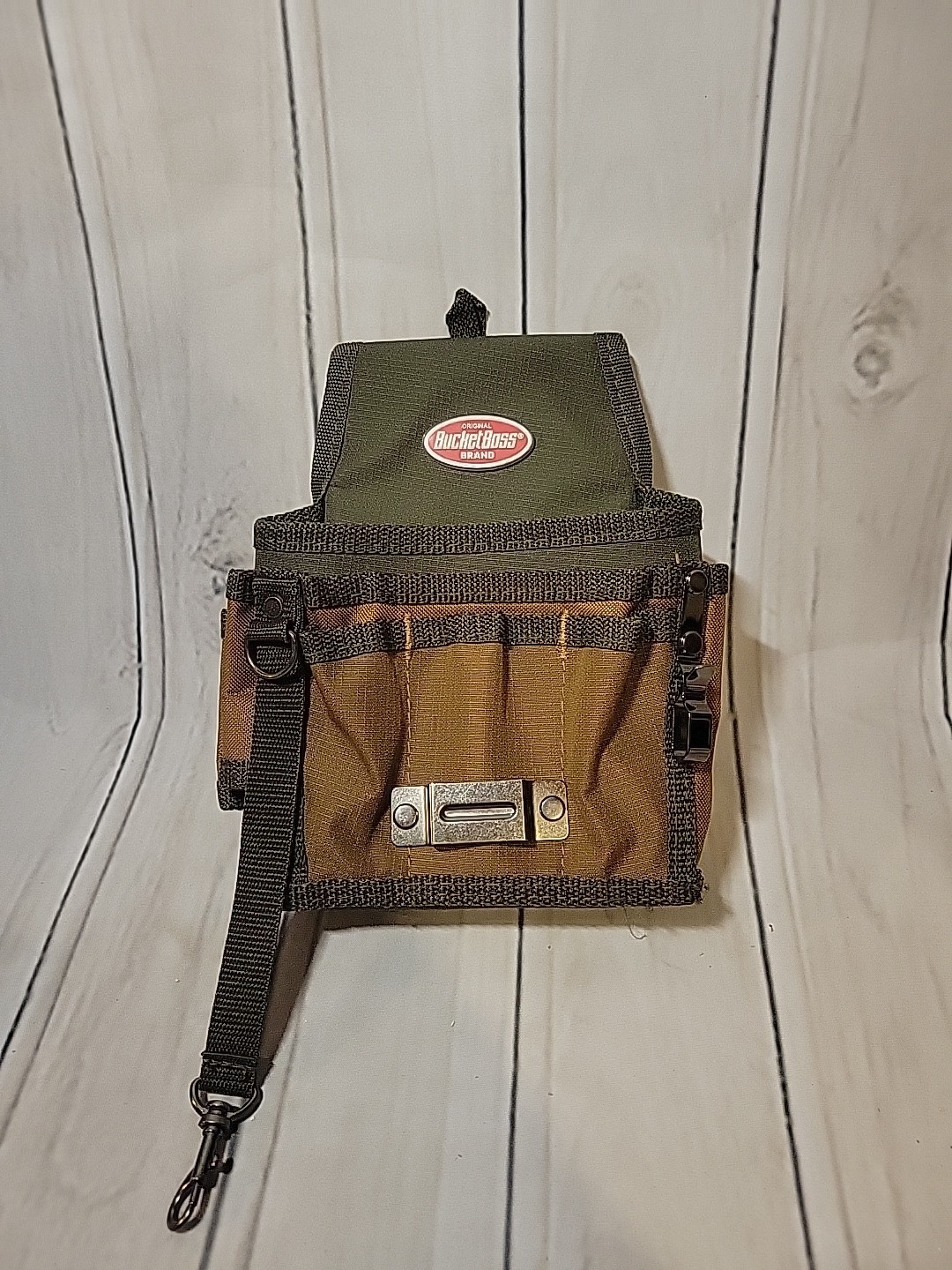 Bucket Boss 54140 Tool Pouch, Tool Pouch, Green, Polyester, 9 Pockets Free Ship