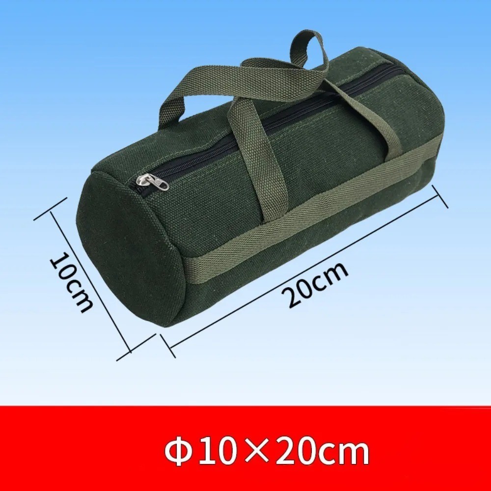 Heavy Duty Canvas Tool Storage Bag Portable Hardware Organizer Large Capacity