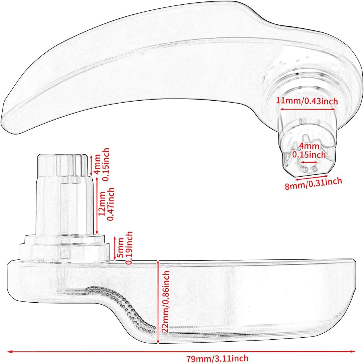 Saddlebag Latch Saddle Bag Lifters Gloss Black Kit Fit For Harley Touring Street